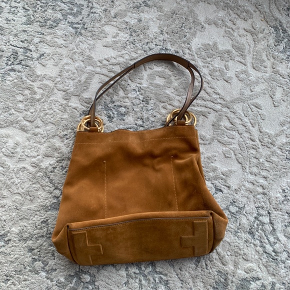 Tory Burch Farrah Tote in suede - Picture 12 of 16
